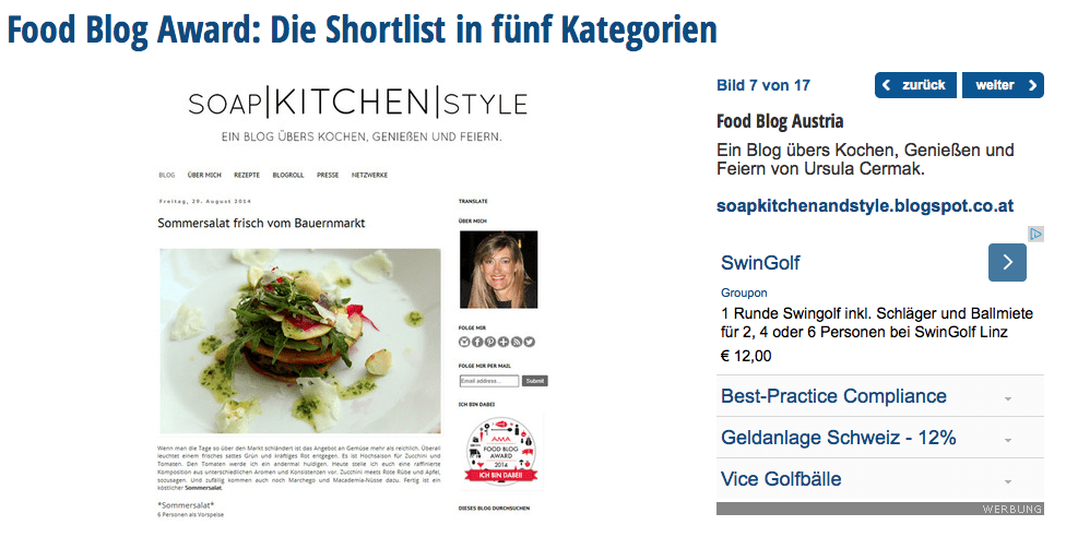 AMA | foodblog | award | Nominierungen | 2014 | afba2014 http://diepresse.com/home/leben/ausgehen/3863209/Food-Blog-Award_Die-Shortlist-in-funf-Kategorien?gal=3863209&index=7&direct&_vl_backlink=%2Fhome%2Fleben%2Fausgehen%2Findex.do&popup