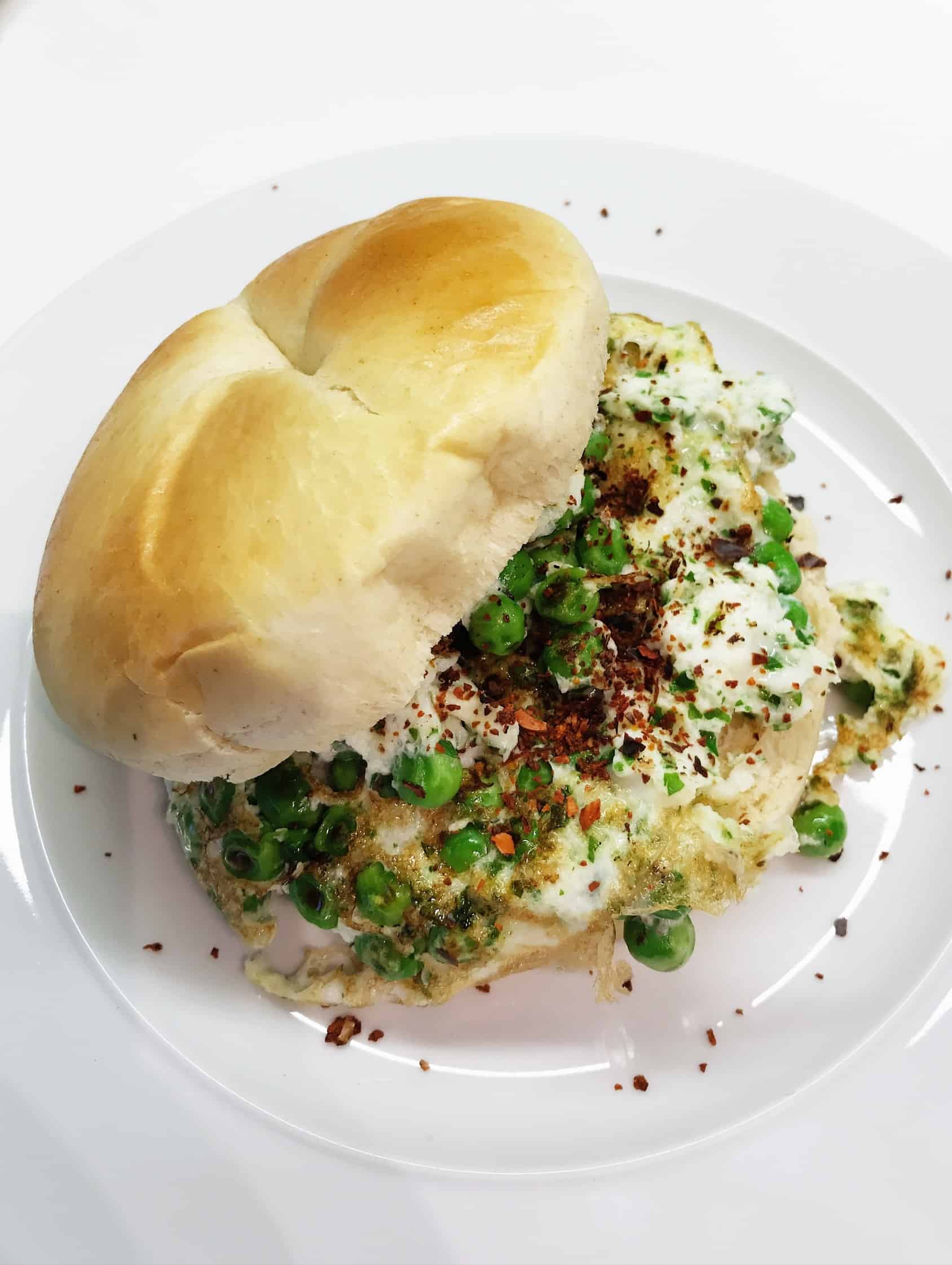 Erbsen-Kräuter-Omlette