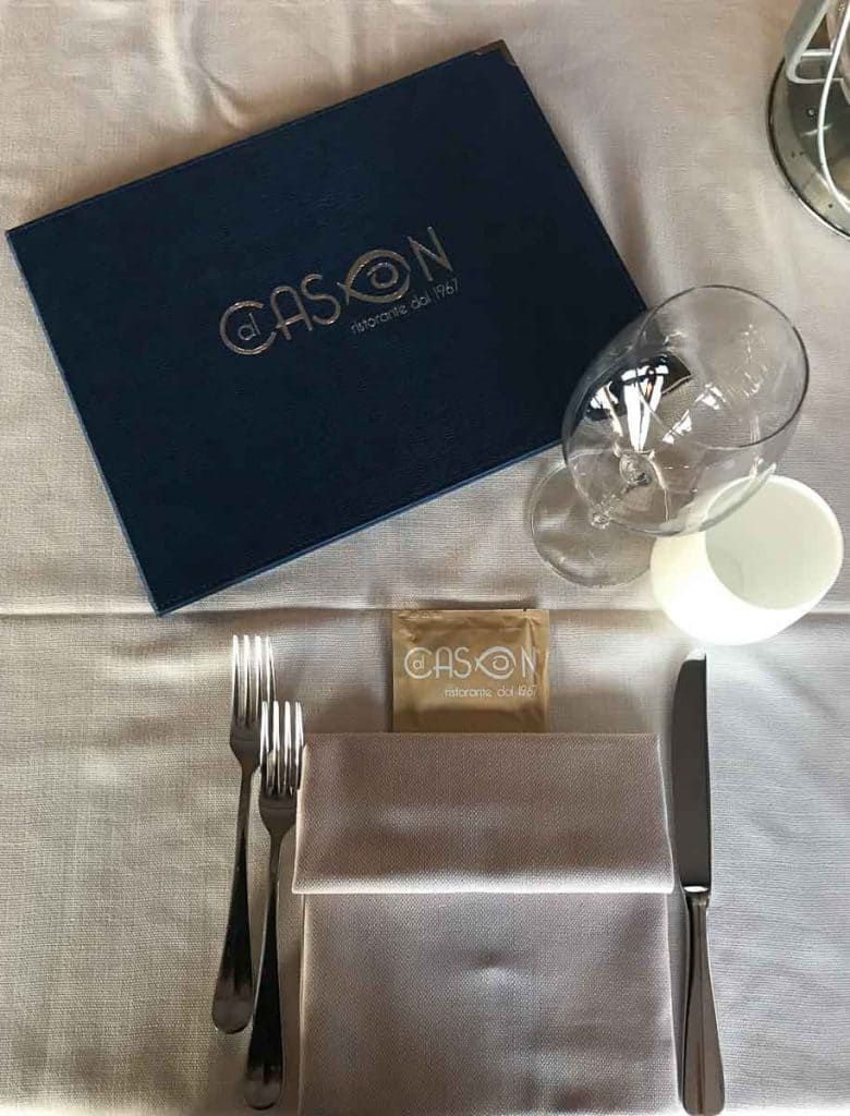 Speisekarte Al Cason Lignano